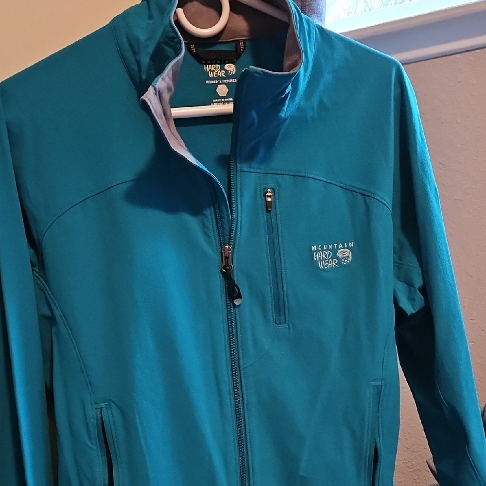 Mountain Hardwear Teal Softshell Jacket